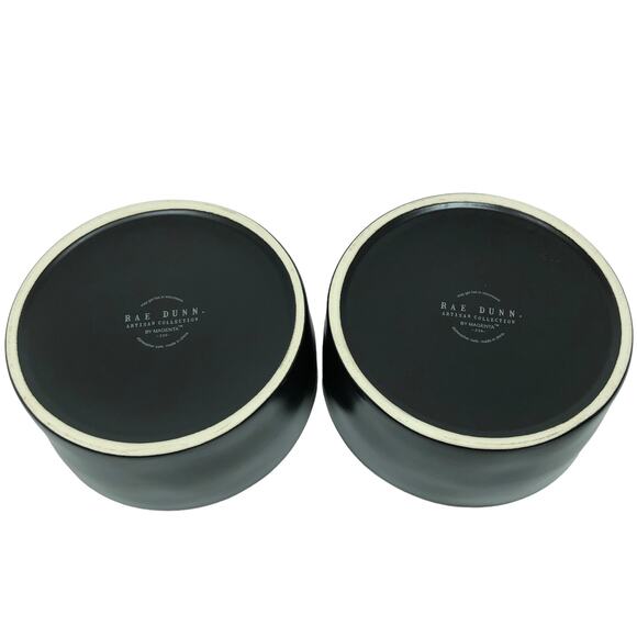 Rae Dunn Halloween Hocus Pocus Ceramic Pet Bowls 6" Artisan Collection Magenta - Picture 5 of 7